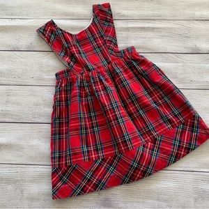 Eyelet & Ivy Tartan Plaid Jumper Size 3